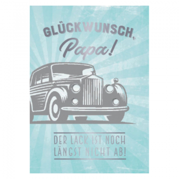 Musikkarte "Glückwunsch Papa"